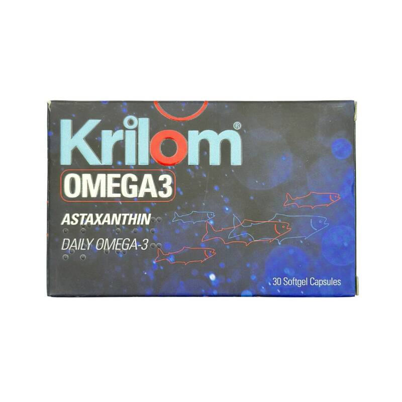 Krilom N30 — kril yagi EPA DHA astaksantin xolesterol damar qorunmasi